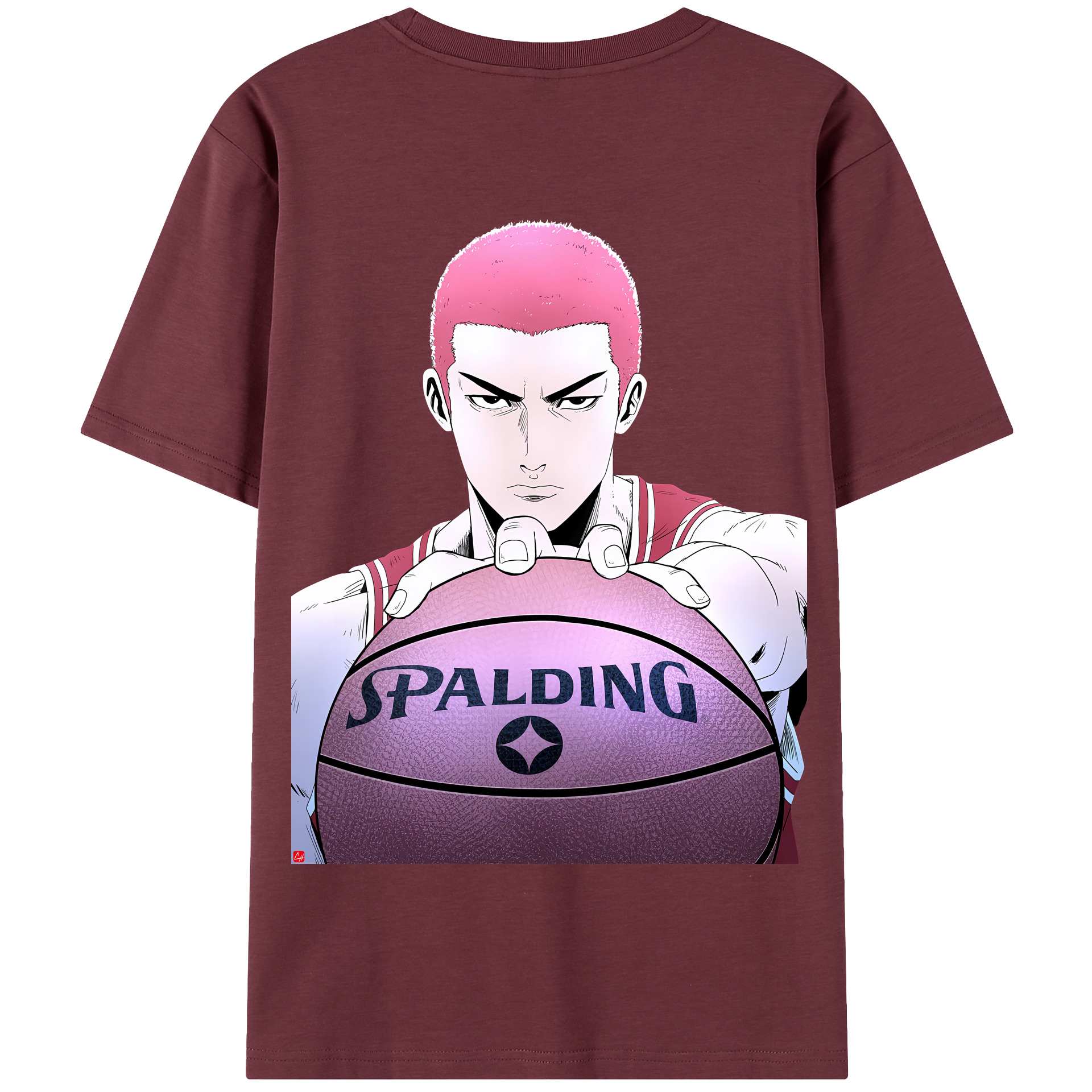 SLAM DUNK／スラムダンク 綿100％半袖Tシャツ（背面プリント）